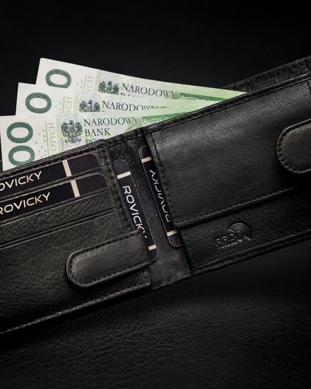 Herr Skinnplånbok Svart 19218