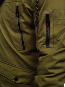 Herr Vinterparkas Khaki Bolf 5M3123