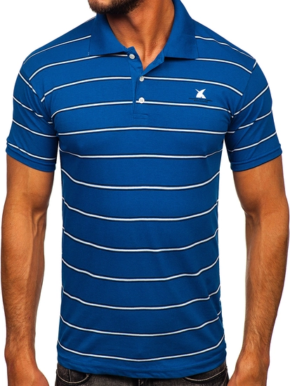 Herr Pikétröja Blå Bolf 14954