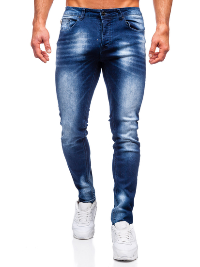Herr Jeans Regular Fit Marinblå Bolf MP019BS