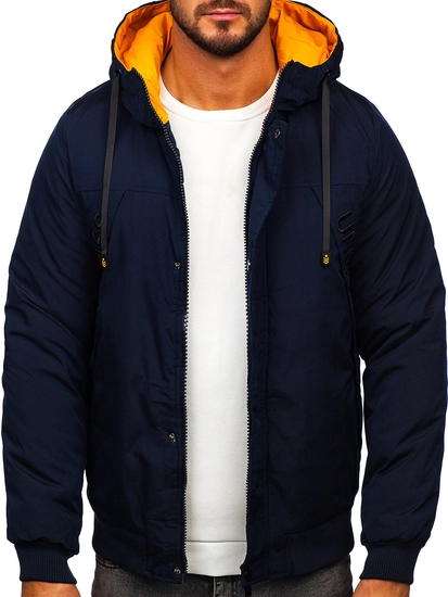 Herr Vinterjacka Marinblå Bolf 27M8100