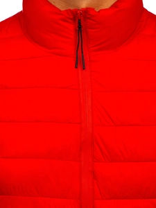Herr Quiltad Lättviktsjacka Röd Bolf 13007