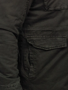 Herr Bomulls Vinterjacka Khaki Bolf 5599