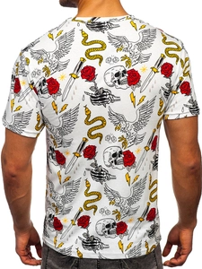 Herr T-shirt med tryck Vit Bolf 14900