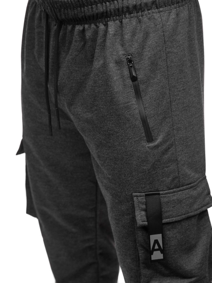 Herr Cargo-joggers Antracitgrå Bolf JX6362
