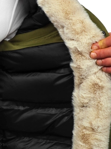 Herr Vinterparkas Kaki Bolf M115