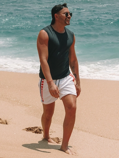 Herr Enfärgat Linne Marinblå Bolf 99001