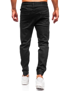 Herr Jeans-joggers Svart Bolf 8162
