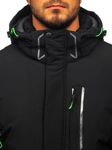 Herr Vinter Skidjacka Svart-Grön Bolf 1910