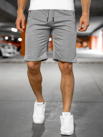 Herr Mjukisshorts Grå Bolf JX503