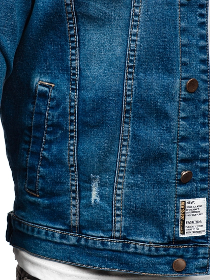 Herr Jeansjacka Blå Bolf MJ500B