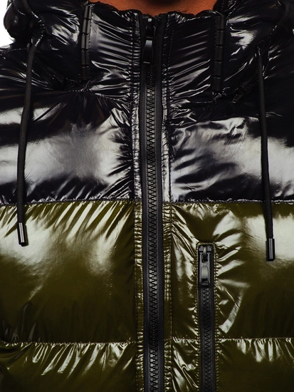 Herr Quiltad Vinterjacka Grön Bolf 6462