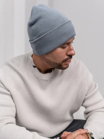 Herr Varm vinterbeanie Grå YW09004M