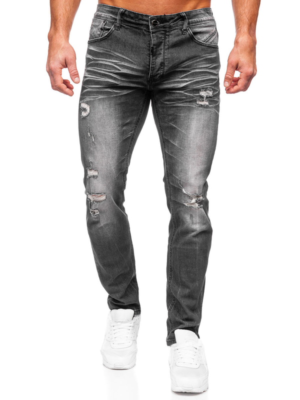 Herr Jeans Slim Fit Svart Bolf MP0032N