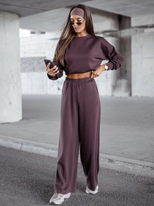 Dam 2-delad Träningsoverall och smör Choklad Bolf 821111