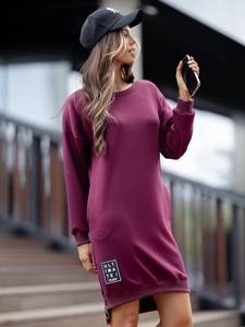 Dam sportig klänning smör Vinröd Bolf 524