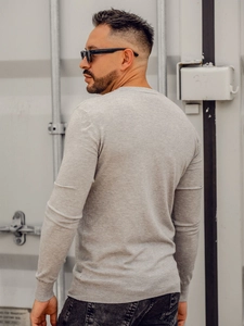 Herr Cardigan Grå Bolf YY06A