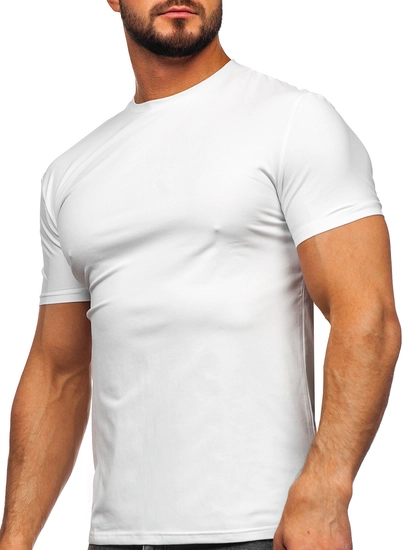 Herr Basic T-shirt Vit Bolf MT3001