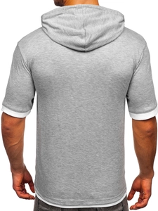 Herr Basic T-shirt Grå Bolf 08