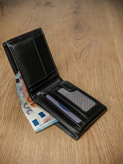 Herr Skinnplånbok Svart 1676