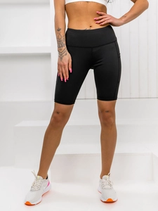 Dam Leggings Shorts Svart Bolf XY24003S