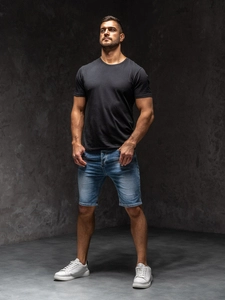 Herr Jeansshorts Marinblå Bolf MP0277BCA1