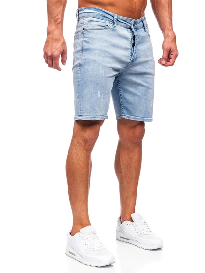 Herr Jeansshorts Blå Bolf 0470