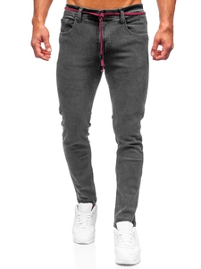 Herr Jeans Skinny Fit Svart Bolf KX565-1