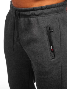 Herr Jogger-sweatpants Grafitgrå Bolf JX6603