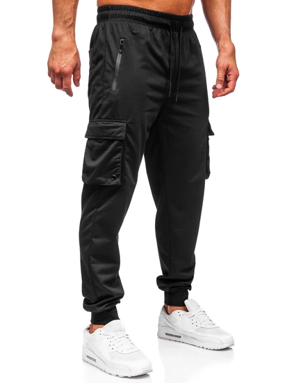 Herr Cargo-joggers Svart Bolf JX6360