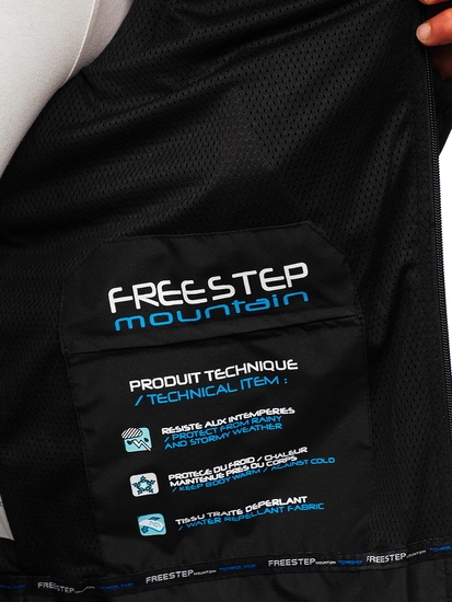 Herr Softshelljacka Svart Bolf WX062