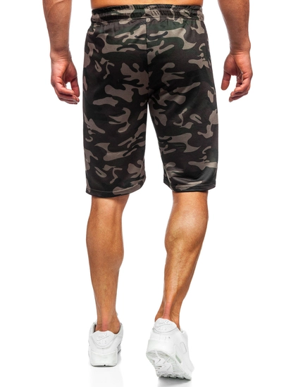 Herr Camo-shorts Mörkgrön Bolf JX862