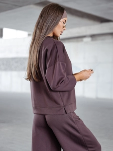 Dam 2-delad Träningsoverall och smör Choklad Bolf 821111