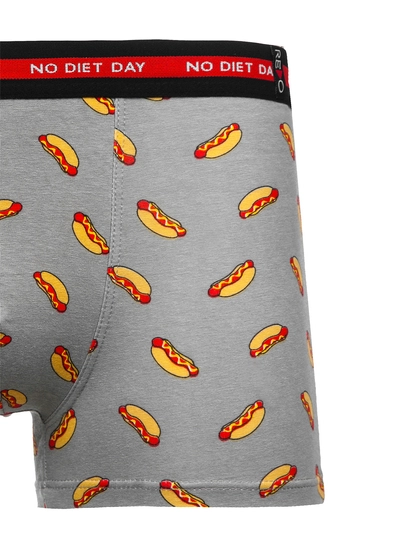 Herr Boxershorts Grå Bolf 1BE744