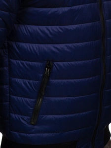 Herr Vadderad Lättviktsjacka Bomber Marinblå Bolf MY-02