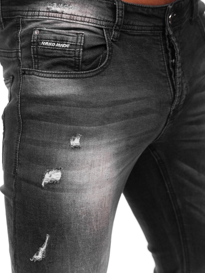 Herr Jeans Regular Fit Svart Bolf MP010N