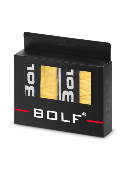 Herr Boxershorts Gul Bolf 0953-2P 2 PACK