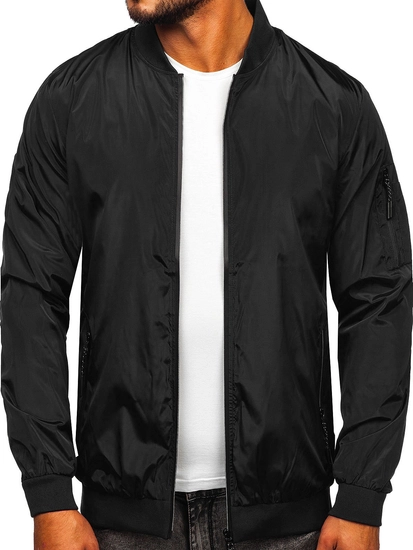 Herr Lättviktsjacka Svart-Röd Bolf W3908