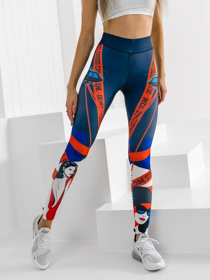 Dam Leggings Marinblå Bolf 20935