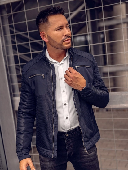 Herr Lättviktsjacka Marinblå Bolf 1702A