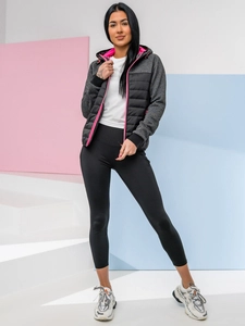 Dam Lättviktsjacka Svart Bolf KSW4002