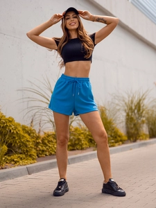 Dam Mjukisshorts Blå Bolf HA22