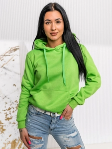 Dam Sweatshirt med känguruficka Grön Bolf W02A1