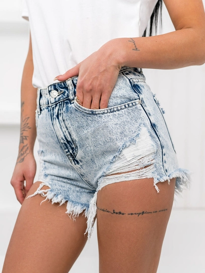 Dam Jeansshorts Blå Bolf JK804A1
