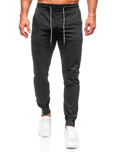 Herr Bomulls Joggers Svart Bolf KA6792