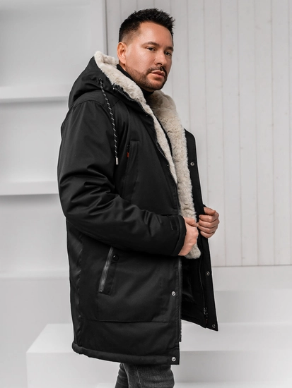 Herr Vinterparkas Svart Bolf 5M3132A1