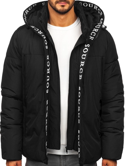 Herr Vinterjacka Svart Bolf 22M330