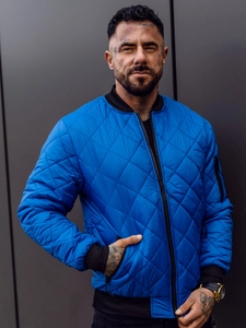 Herr Lättviktsjacka Bomber Blå Bolf MY-01