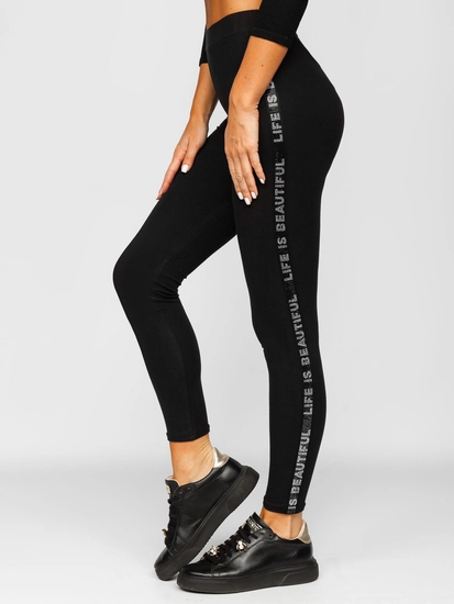 Dam Leggings Svart Bolf W7106