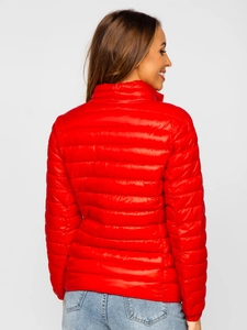 Dam Quiltad Lättviktsjacka Röd Bolf 5M706